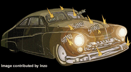 JSA: Unholy 3 Batmobile